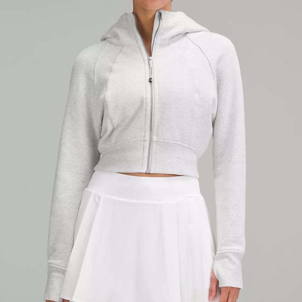 Lululemon Full Zip Cropped Scuba